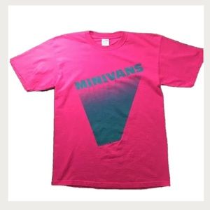 Minivans pink unisex t-shirt size women’s XL men’s M